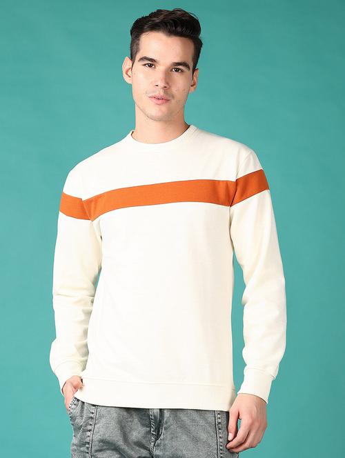 men color block long sleeve sweatshirt - 21570646 - Very Small Image - 1