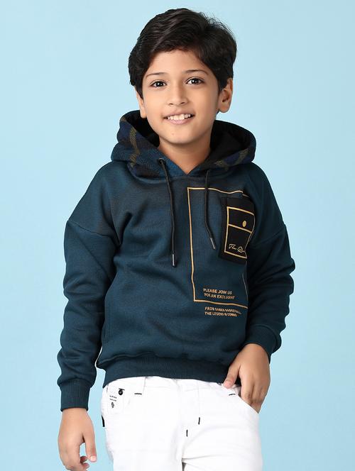 boys placement print hooded sweatshirt - 21570698 - Very Small Image - 1