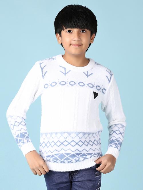 boys self designed long sleeve sweater - 21570744 - Very Small Image - 1