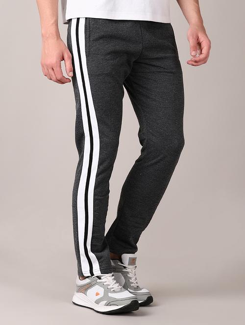 men side striped mid rise track pant - 21570811 - Very Small Image - 1