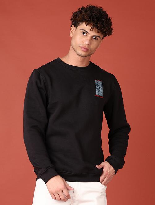 men long sleeves front & back print sweatshirt - 21572154 - Very Small Image - 1