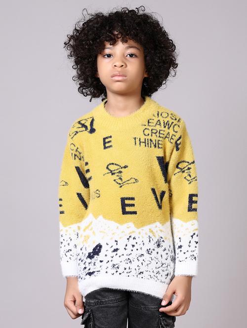 boys printed long sleeves sweater - 21572159 - Very Small Image - 1