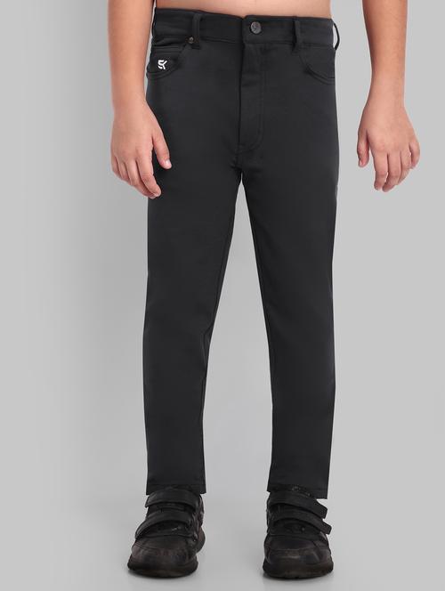 boy solid regular fit chinos trouser - 21573924 - Very Small Image - 1