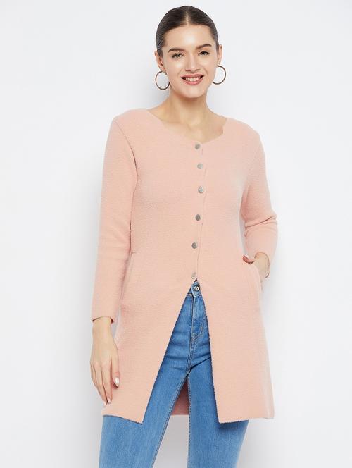 women solid long sleeve cardigan - 21574872 - Very Small Image - 1
