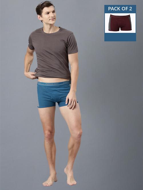 men pack of 2 color block trunks - 21575138 - Very Small Image - 1