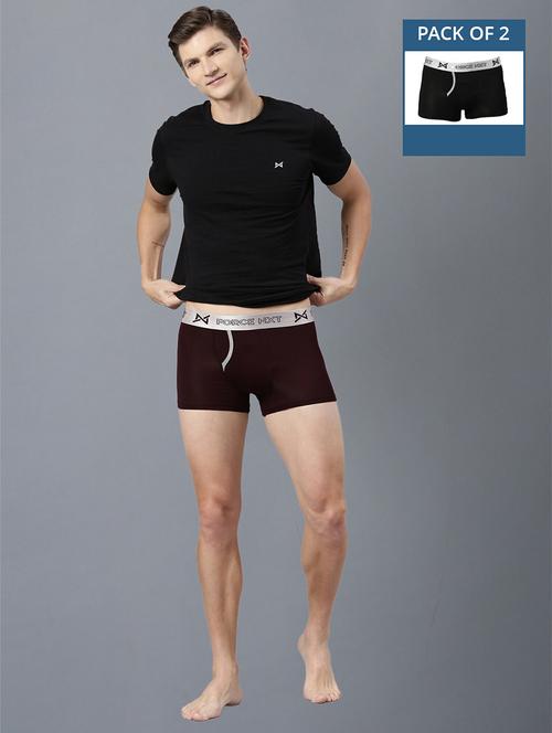 men pack of 2 solid trunks - 21575311 - Very Small Image - 1