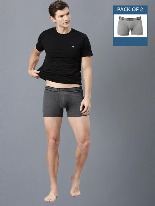 men pack of 2 solid trunks - 21575359 - Very Small Image - 1