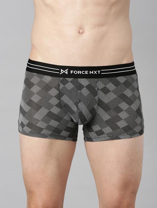 men printed cotton trunks - 21575421 - Very Small Image - 1