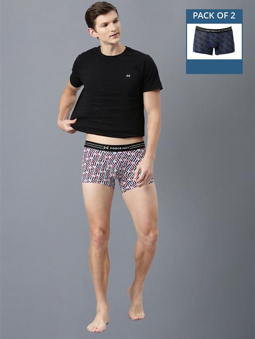 men pack of 2 printed trunks brief - 21575422 - Very Small Image - 1
