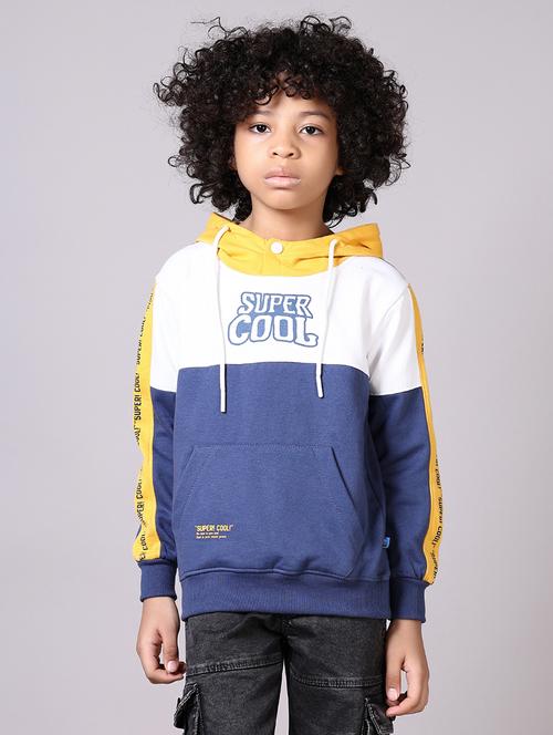 boys long sleeves color block sweatshirt - 21575505 - Very Small Image - 1