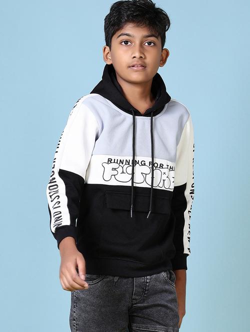 boys long sleeves color block sweatshirt - 21575520 - Very Small Image - 1