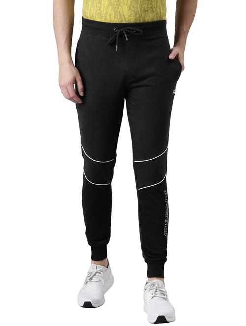 men black solid jogger - 21575863 - Very Small Image - 1