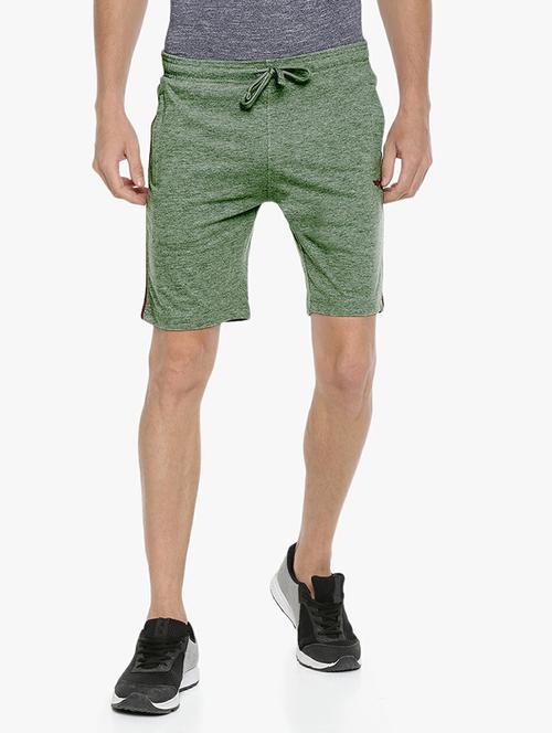 men green mid rise regular fit shorts - 21576039 - Very Small Image - 1