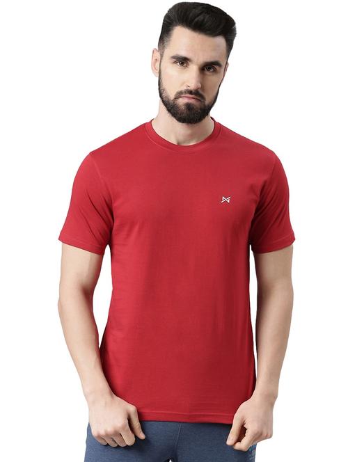 men solid short sleeve t-shirt - 21576360 - Very Small Image - 1