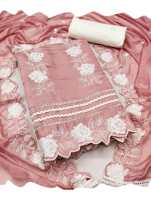 women embellished 3-piece unstitched dress material  - 21576793 - Very Small Image - 1