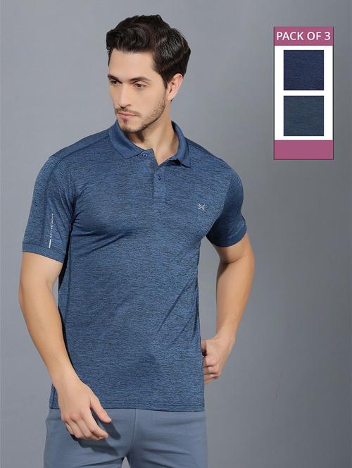 men pack of 3 solid polo t-shirt - 21578156 - Very Small Image - 1