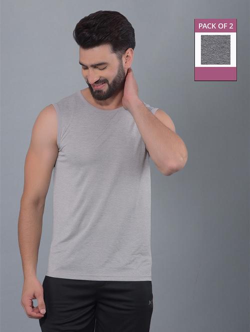 men pack of 2 sleeveless t-shirt - 21578246 - Very Small Image - 1