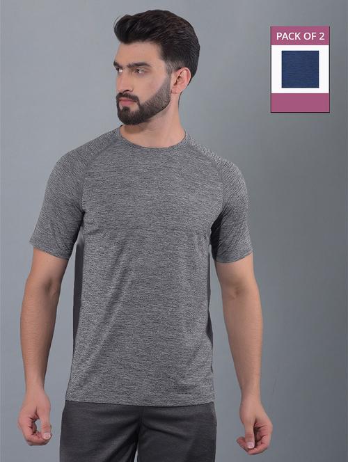 men pack of 2 regular fit sports t-shirt - 21578290 - Very Small Image - 1