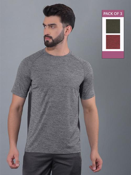 men pack of 3 regular fit sports t-shirt - 21578292 - Very Small Image - 1