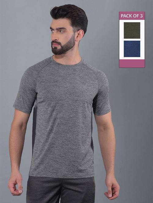 men pack of 3 regular fit sports t-shirt - 21578294 - Very Small Image - 1