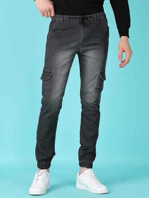Men Grey Mid Rise Cargo - 21578455 - Very Small Image - 1