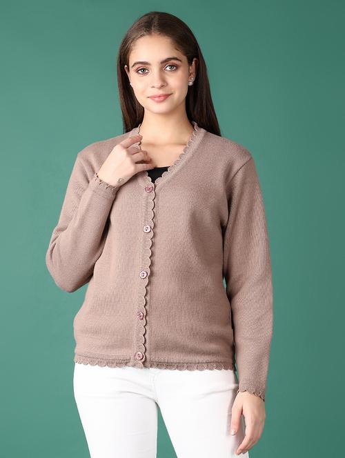 women solid long sleeve cardigan - 21578520 - Very Small Image - 1