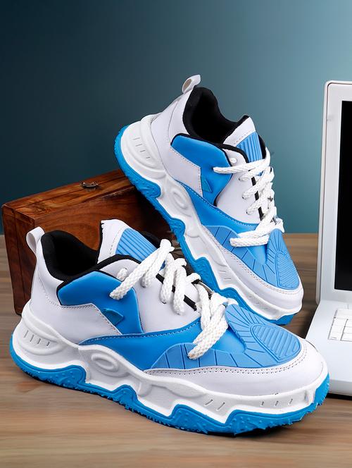 men color block lace up sneaker - 21579524 - Very Small Image - 1