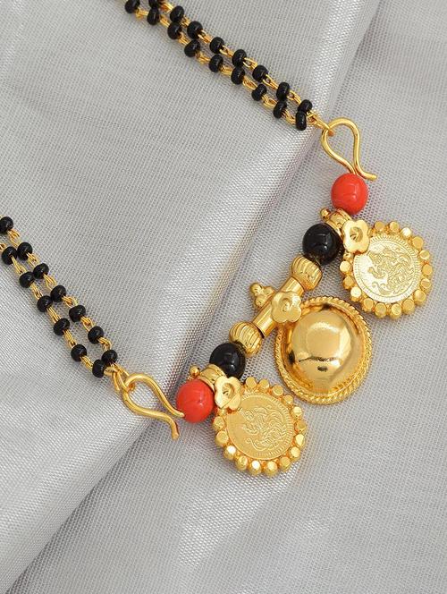 women gold metal mangalsutra - 21579581 - Very Small Image - 1