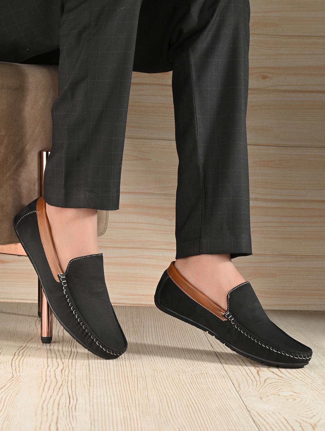 men black slip on loafer - 21580010 - Standard Image - 5