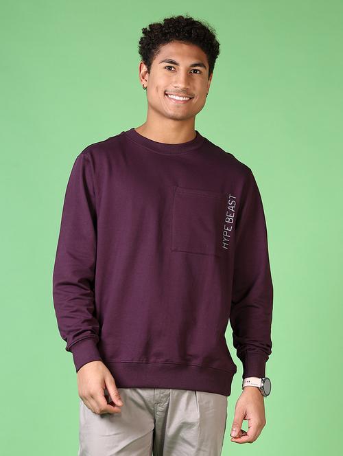 men round neck long sleeve sweatshirt - 21580075 - Very Small Image - 1