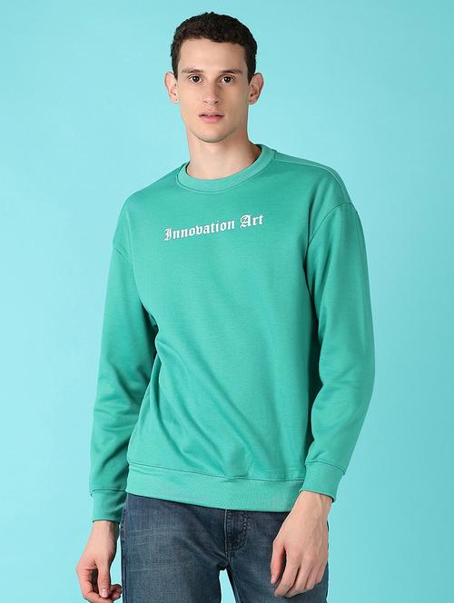 men long sleeves front & back print sweatshirt - 21580091 - Very Small Image - 1