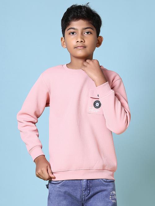 boys long sleeves placement print sweatshirt - 21580896 - Very Small Image - 1