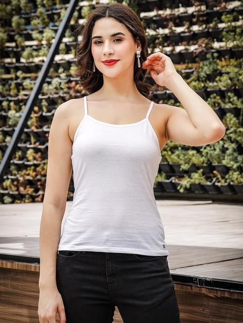 women sleeveless solid camisole - 21581151 - Very Small Image - 1