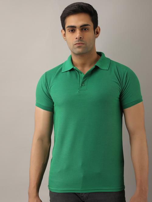 men slim fit plain short sleeves polo t-shirt - 21581534 - Very Small Image - 1
