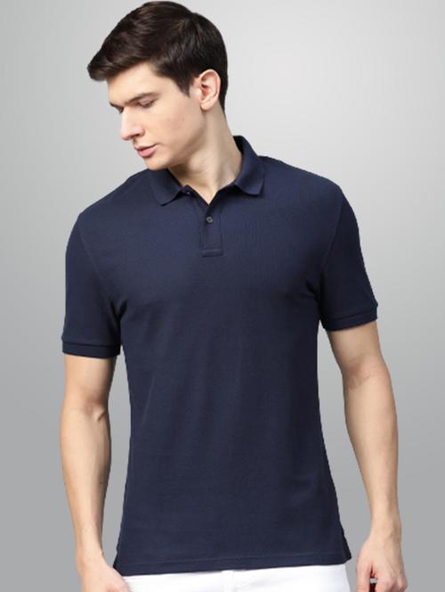 men slim fit plain short sleeves polo t-shirt - 21581556 - Very Small Image - 1