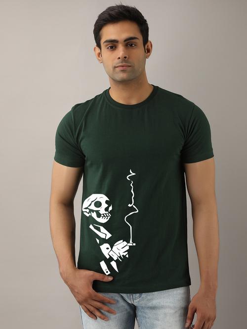 men slim fit graphic print short sleeve t-shirt - 21581731 - Very Small Image - 1