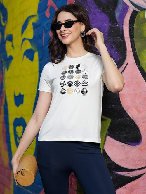 women printed short sleeve regular fit t-shirt - 21582164 - Very Small Image - 1