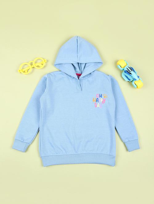 girls light blue long sleeve sweatshirt - 21583043 - Very Small Image - 1
