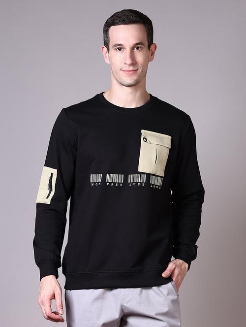 men long sleeves front & back print sweatshirt - 21583057 - Very Small Image - 1