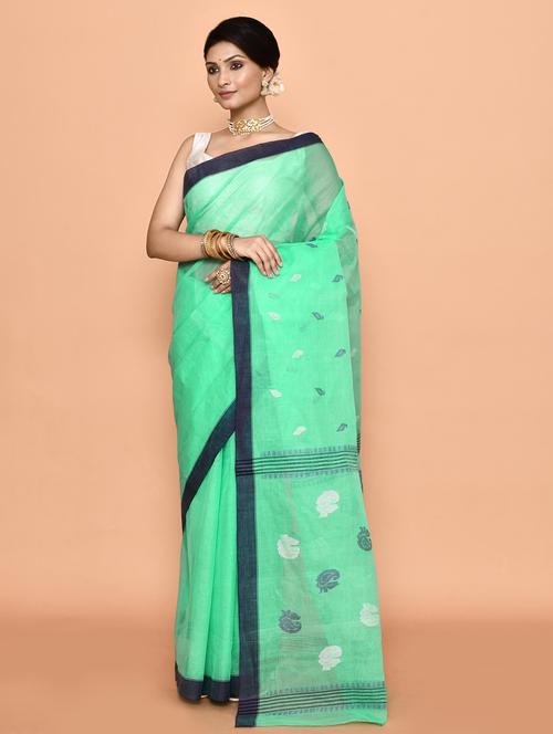 women self design handloom saree - 21583397 - Very Small Image - 1