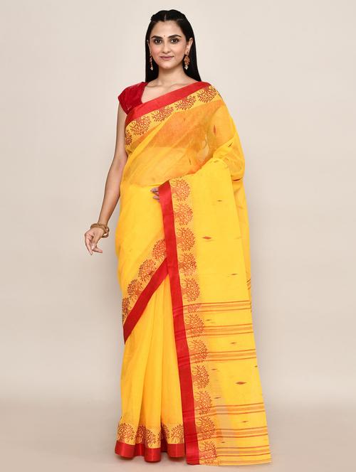women self design handloom saree - 21583408 - Very Small Image - 1