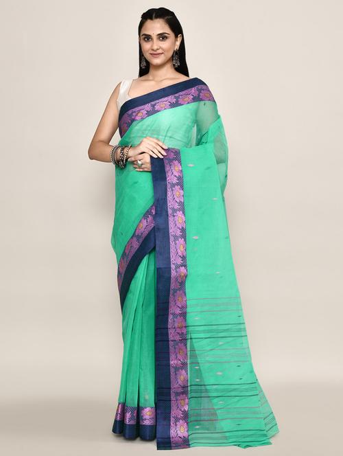women self design handloom saree - 21583430 - Very Small Image - 1