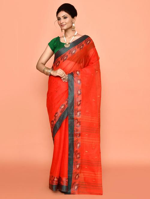 women self design handloom saree - 21583435 - Very Small Image - 1