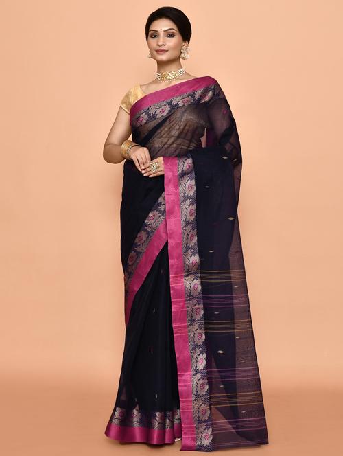 women self design handloom saree - 21583437 - Very Small Image - 1