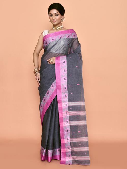 women self design handloom saree - 21583438 - Very Small Image - 1