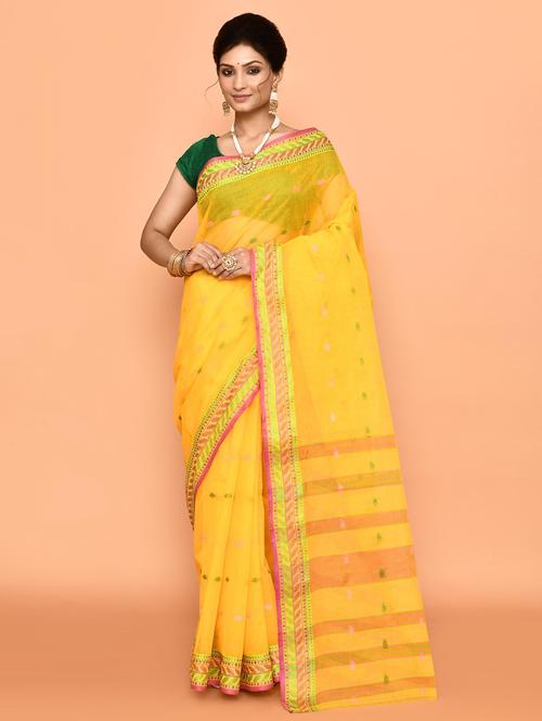 women self design handloom saree - 21583446 - Very Small Image - 1