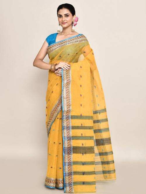 women self design handloom saree - 21583449 - Very Small Image - 1