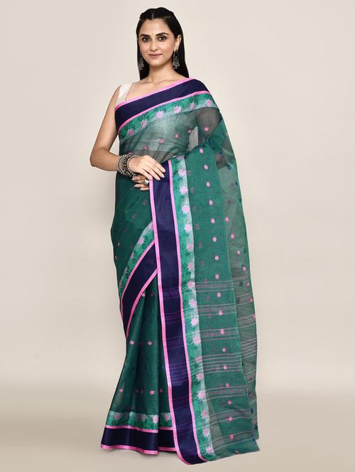 women self design handloom saree - 21583452 - Very Small Image - 1