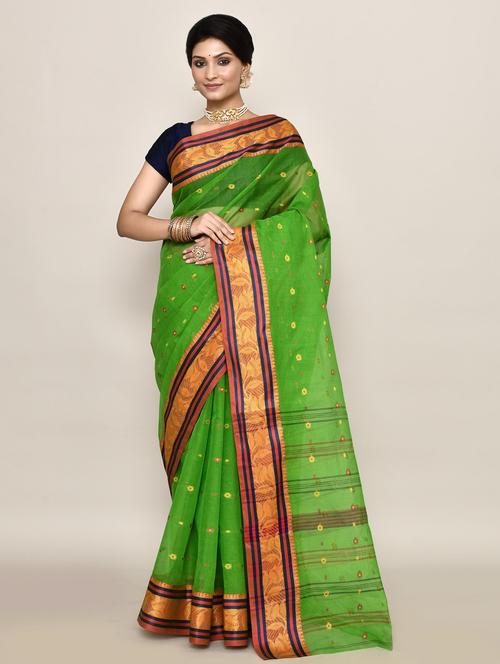 women self design handloom saree - 21583457 - Very Small Image - 1