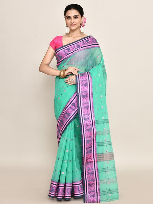 women self design handloom saree - 21583459 - Very Small Image - 1